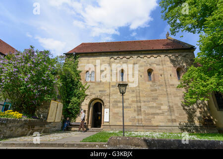 Pfalzkapelle (cappella palatina), Germania, Baden-Württemberg, Heilbronner Terra, Bad Wimpfen. Foto Stock