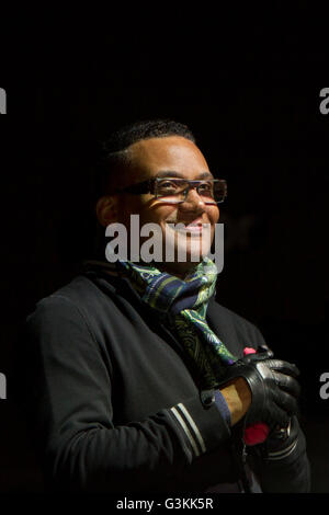 Torino, Italia. 24 apr, 2016. Pianista cubano Gonzalo Rubalcaba in concerto a Torino Jazz Festival. © Marco Destefanis/Pacific Press/Alamy Live News Foto Stock