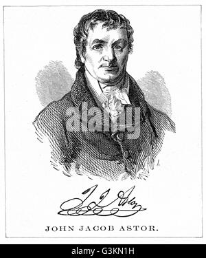 John Astor, 1763 - 1848 Foto Stock