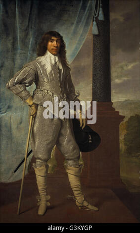 Daniel Mytens - James Hamilton, primo duca di Hamilton, 1606 - 1649. Royalist - Foto Stock