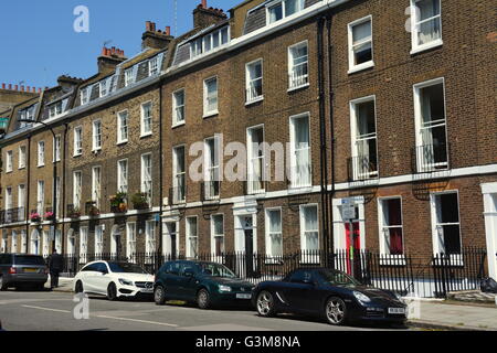 Bedford Place, Bloomsbury, Camden, London Foto Stock