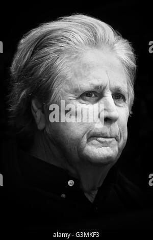 Brooklyn, New York, Stati Uniti d'America. 12 Giugno, 2016. Il musicista Brian Wilson (Beach Boys), Northside Festival di Brooklyn, New York. Foto © Beowulf Sheehan © Beowulf Sheehan/ZUMA filo/Alamy Live News Foto Stock