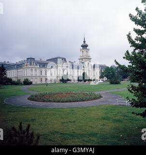 Das Schloss Feštetićs a Keszthely, Ungarn 1984. Feštetićs'Palace a Keszthely, Ungheria 1984. Foto Stock