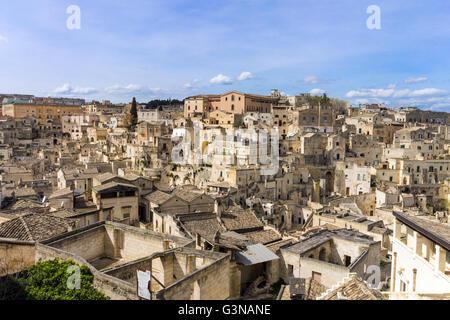 In Italia, Basilicata, Matera, Sassi di Matera Foto Stock