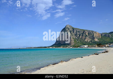 Spiaggia di San Vito lo Capo, Sicilia, Italia, Europa Foto Stock