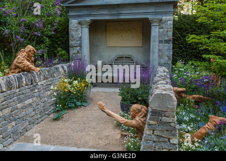 RHS Chelsea 2016 - La meningite ora future garden - Giovanni Everiss, designer Foto Stock