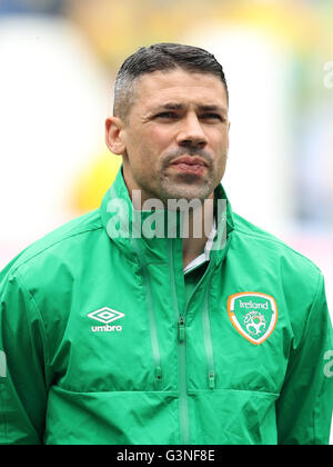 Jonathan Walters della Repubblica d'Irlanda durante la partita UEFA Euro 2016, Gruppo e allo Stade de France, Parigi. PREMERE ASSOCIAZIONE foto. Data immagine: Lunedì 13 giugno 2016. Vedi la storia della Repubblica DI CALCIO della PA. Il credito fotografico dovrebbe essere: Chris Radburn/PA Wire. Foto Stock