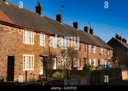 Merseyside, Liverpool, Storia dei Beatles, Allerton, 20 Forthlin Road, casa d'infanzia di Beatle Paul McCartney Foto Stock