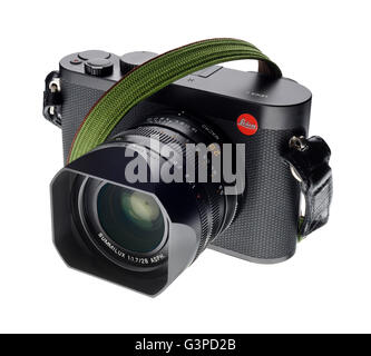 Leica Q fotocamera digitale. Alta estremità fissata lente 24 megapixel fotocamera compatta. Foto Stock
