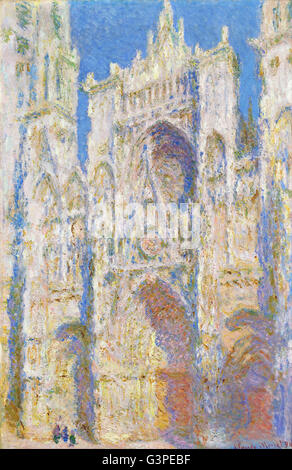 Claude Monet - la cattedrale di Rouen, facciata ovest, alla luce del sole - National Gallery of Art di Washington DC Foto Stock
