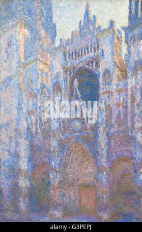 Claude Monet - la cattedrale di Rouen, facciata ovest - National Gallery of Art di Washington DC Foto Stock