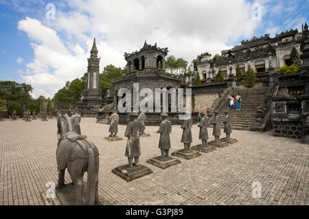 Tomba di Imperatore Khai Dinh, tonalità, Vietnam, Asia sud-orientale, Asia Foto Stock