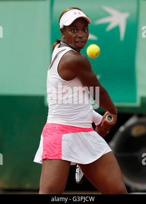 Sloane Stephens, USA, French Open 2012, ITF Grand Slam torneo di tennis, Roland Garros, Parigi, Francia, Europa Foto Stock