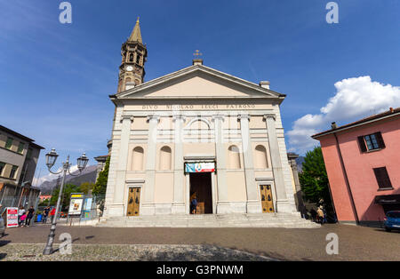 L'Italia, Lombardia, Lecco, San Nicolò basilica Foto Stock