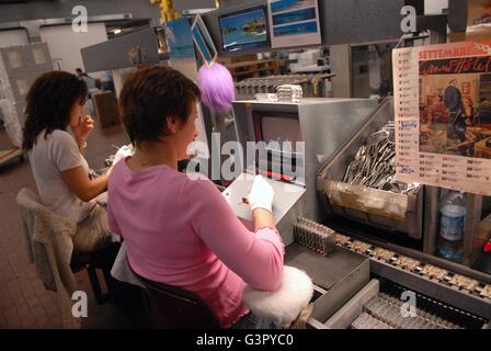 L'Italia, azienda produttrice di apparecchi televisivi Foto Stock