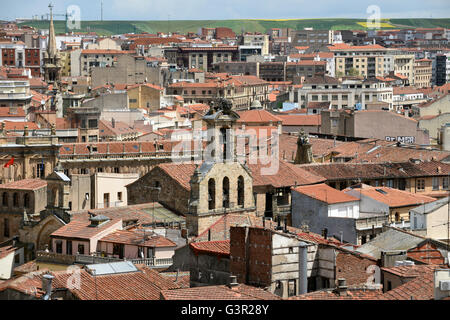 Vista aerea di tetti a Salamanca in Spagna nord-occidentale Foto Stock