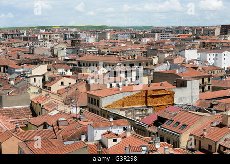 Vista aerea di tetti a Salamanca in Spagna nord-occidentale Foto Stock