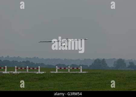 Catalina piano del mare lo sbarco a Biggin Hill Festival del volo air show in Kent England Foto Stock