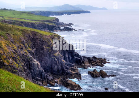 Fahan, penisola di Dingle, Kerry, Irlanda Foto Stock