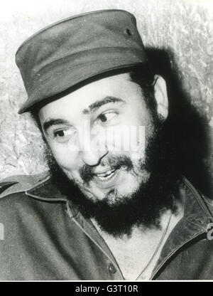 Premier cubano Fidel Castro. Foto Stock