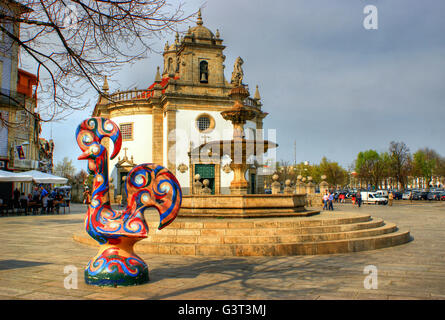 Senhor da Cruz chiesa in Barcelos, Portogallo Foto Stock