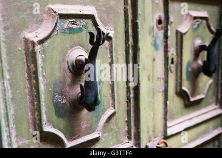 Porte battenti a Malta. Foto Stock
