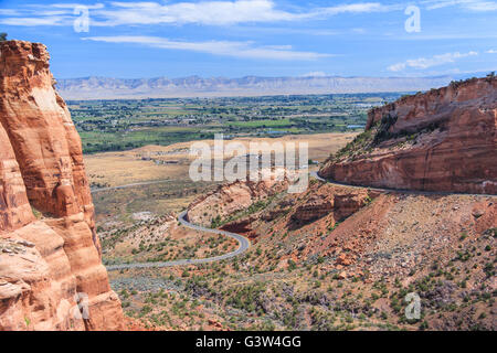 Colorado National Monument a Grand Junction, Colorado, STATI UNITI D'AMERICA Foto Stock