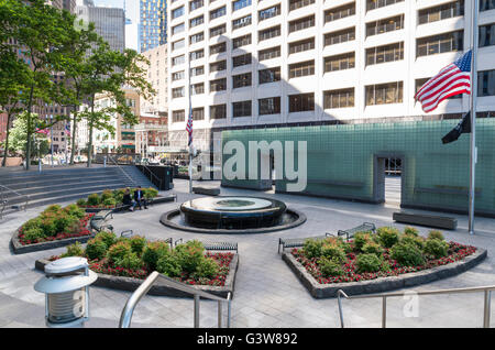 Il Vietnam Veteran's Memorial Plaza di New York Foto Stock