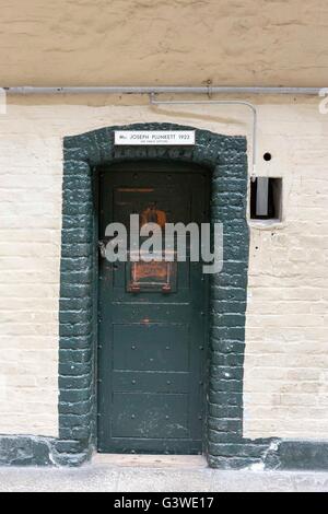 Kilmainham Gaol , Kilmainham, Dublino, Irlanda. Porta della prigione Foto Stock