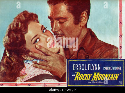 Rocky Mountain, aka: Herr der rauhen Berge, USA 1950, Regie: William Keighley, Darsteller: Patrice Wymore, Errol Flynn Foto Stock
