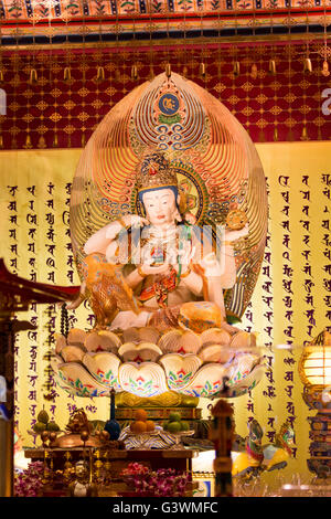 SINGAPORE - Agosto 6, 2014: dettaglio dal Dente del Buddha reliquia tempio in Singapore. Il tempio fu inaugurato nel 2007 e diventato un p Foto Stock