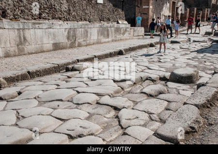 L'Europa, Italia, Campania, Pompei, Fortuna street, Casa del Fauno Foto Stock