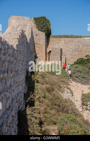 L'Europa, il Portogallo, la regione di Algarve, Sagres distretto, Cabo de Sao Vicente Foto Stock