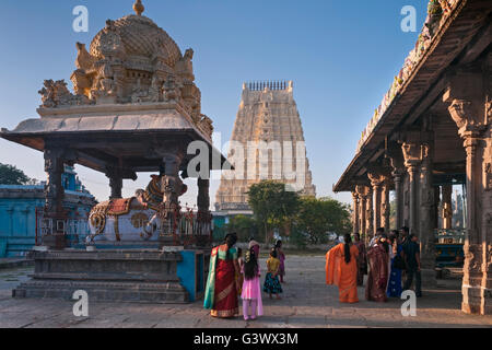 Tempio Ekambareshwara Kanchipuram Tamil Nadu India Foto Stock