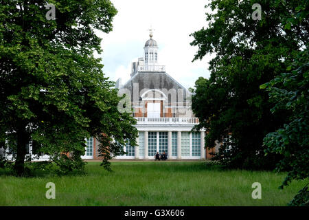 Una vista generale della Serpentine Gallery in Kensington Gardens, Londra Foto Stock