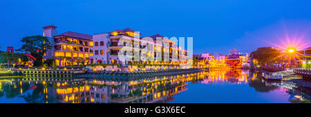 Fiume Melaka‎ in Malacca, Malesia Foto Stock