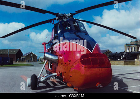 Immagine di archivio di Westland Wessex elicottero XV733 della regina del volo , circa 1990, aeromobili in pensione nel 1995 ora presso il Museo di elicottero, Weston-Super-Mare, Inghilterra Foto Stock