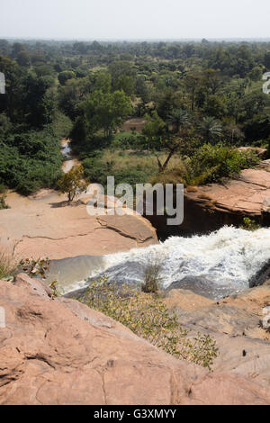 Karfiguela cade di Banfora, regione di Cascades , Burkina Faso Foto Stock