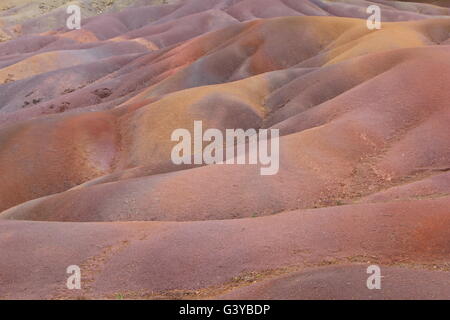 Chamarel sette terra colorata Maurtius Foto Stock