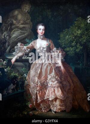 Madame de Pompadour, da Francois Boucher, 1759, Wallace Collection di Londra, Inghilterra, Regno Unito, GB Foto Stock