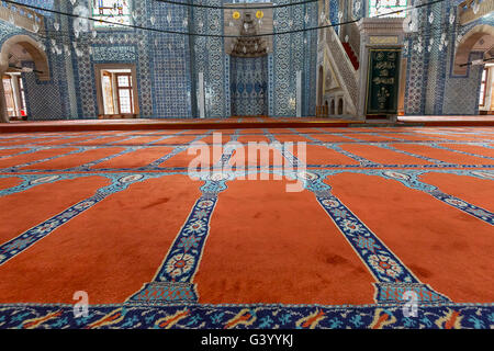 Rustem Pasha moschea di Istanbul, Turchia Foto Stock