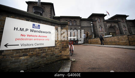 Carcere. Vista generale di HMP Wandsworth, Londra. Foto Stock