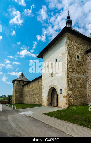 Monastero di Probota,dedicata a San Nicola è una chiesa ortodossa nel villaggio di Probota, Dolhasca town, Suceava, Romania. È stato Foto Stock