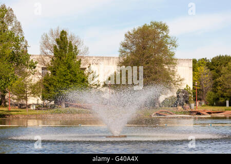 Fontana al Fair Park, Dallas, Texas Foto Stock