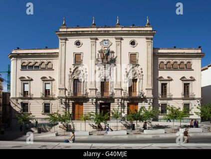 Ayuntamiento, città consiglio di costruzione, Municipio Plaza Santa Maria, città di Jaén, Andalusia, Spagna, Europa Foto Stock