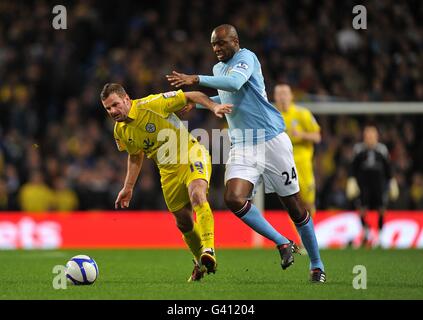 Calcio - FA Cup - Terzo Round Replay - Manchester City v Leicester City - City of Manchester Stadium Foto Stock