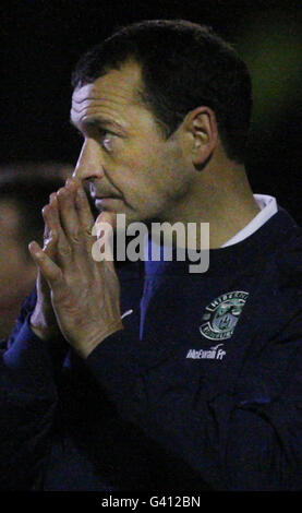 Calcio - Coppa Scozzese - quarto round Replay - Ayr Regno v Hibernian - Somerset Park Foto Stock