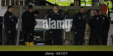 Calcio - Coppa Scozzese - quarto round Replay - Ayr Regno v Hibernian - Somerset Park Foto Stock