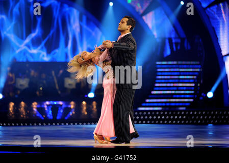 Strictly Come Dancing il Live Tour Prove abito - Nottingham Foto Stock