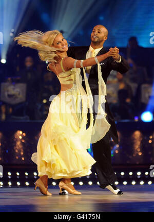 Strictly Come Dancing il Live Tour Prove abito - Nottingham Foto Stock